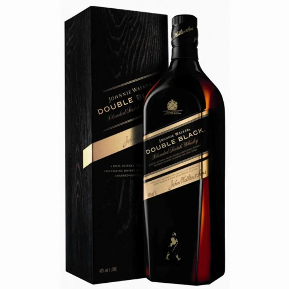 Johnnie Walker DOUBLE BLACK Scotch Whiskey 1.0L LITER
