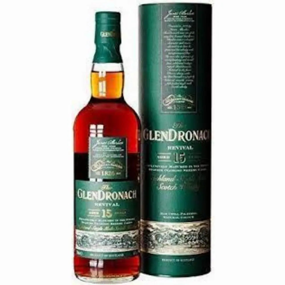 Glendronach 15 Year Old REVIVAL Single Malt Scotch Whiskey 700ml