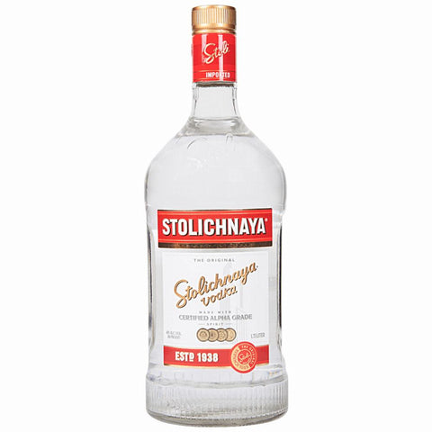 Stolichnaya 80 Proof Vodka Latvia 1.75L MAGNUM