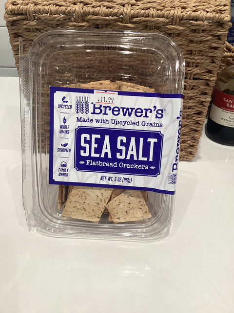 Brewer’s Sea Salt Flatbread Crackers (5oz)