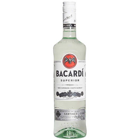 Bacardi SILVER Rum Superior 1.0 LITER
