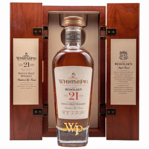 Whistlepig The Beholden 21 Year Single Malt Whiskey 750ml