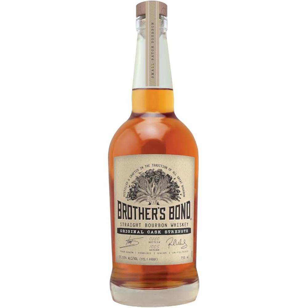Brother's Bond Straight Bourbon Whiskey Original Cask Strength 114.4 Proof