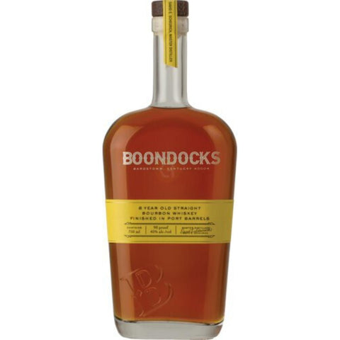 Boondocks 6 Year Old Straight Bourbon Whiskey Finished in Port Barrels Kosher 750ML