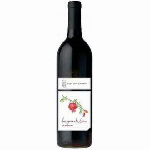Saba Yair’s Winery Sweet Pomegranate Wine Jezrell Valley 750ml