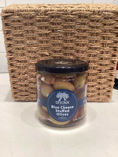 Divina - Blue Cheese Stuffed Olives (Greece, 7.8 oz)