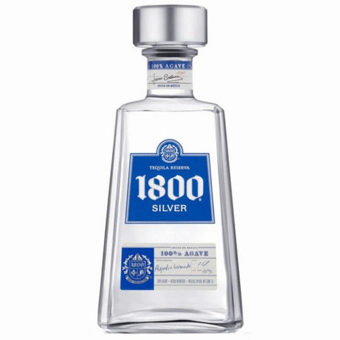 1800 SILVER Tequila 100% Blue Agave 1.0L LITER