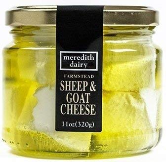 Meredith Dairy - Farmstead Sheep & Goat Cheese in oil w/peppercorn & thyme (Australia, 11.3 oz)