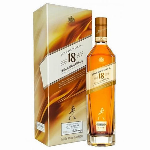 Johnnie Walker Scotch 18 Year Old Blended Scotch Whisky 750ml