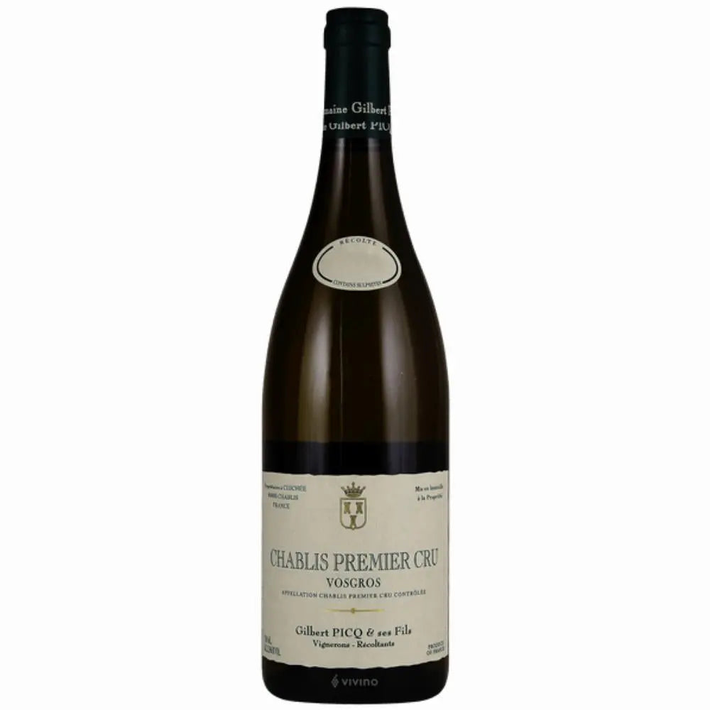 Domaine Gilbert Picq Chablis 1er Cru Vosgros 2023 750ml