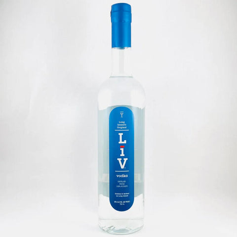 LIV Vodka Distilled from 100% Potato 80 Proof Long Island 750ml