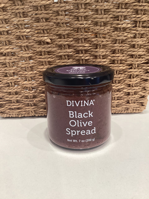 Divina Black Olive Spread (Greece, 8.5 oz)