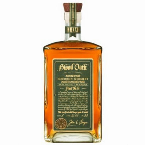 Blood Oath Bourbon Limited Release Pact #8 98.6 Proof 750ml