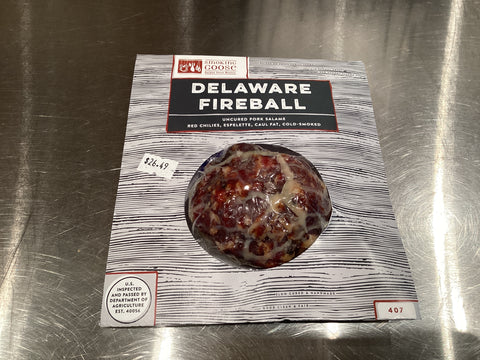 Smoking Goose - ‘Delaware Fireball’ pork Salame with Red chilies & Espelette peppers (Indiana, 5 oz.)