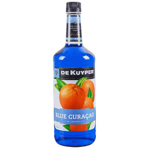 Dekuyper Liqueur BLUE Curacao 48 Proof 1.0 LITER