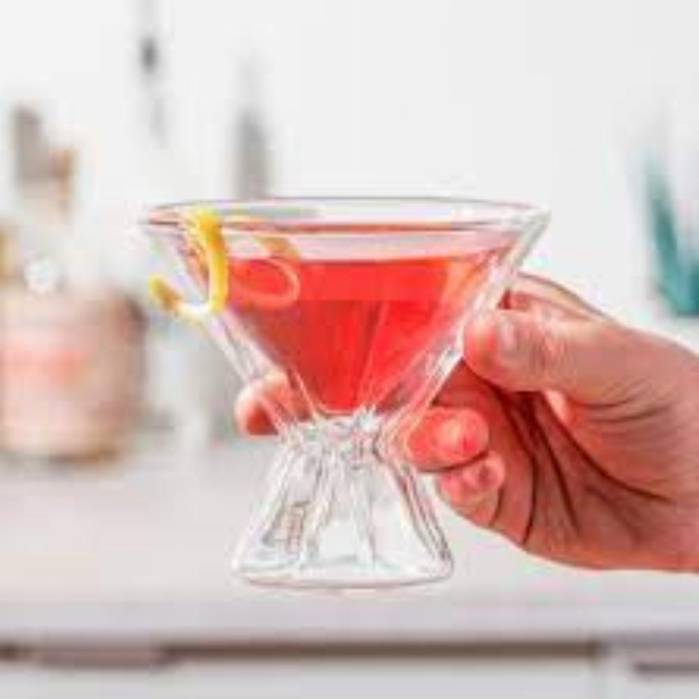 Viski Double Walled Martini Glasses (Set of Two)