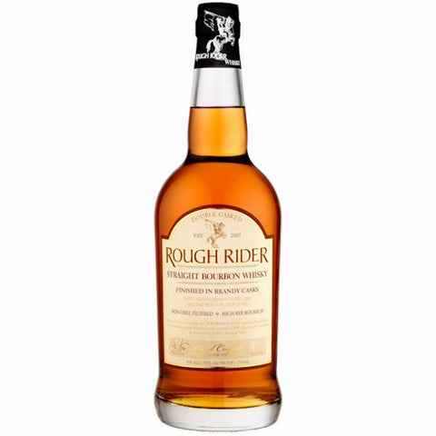 Rough Rider Double Cask Straight Bourbon Whiskey Finished in Brandy Cask 750ml