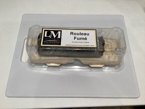 Rodolphe Le Meunier- ‘Rouleau Fumé’ ash-ripened, beechwood-smoked goat cheese (France, Loire Valley, 8oz)