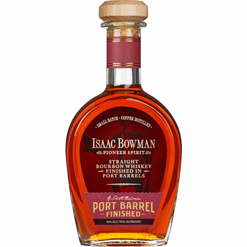 Isaac Bowman Pioneer Spirit Bourbon Whiskey Port Barrel Finish 750ml