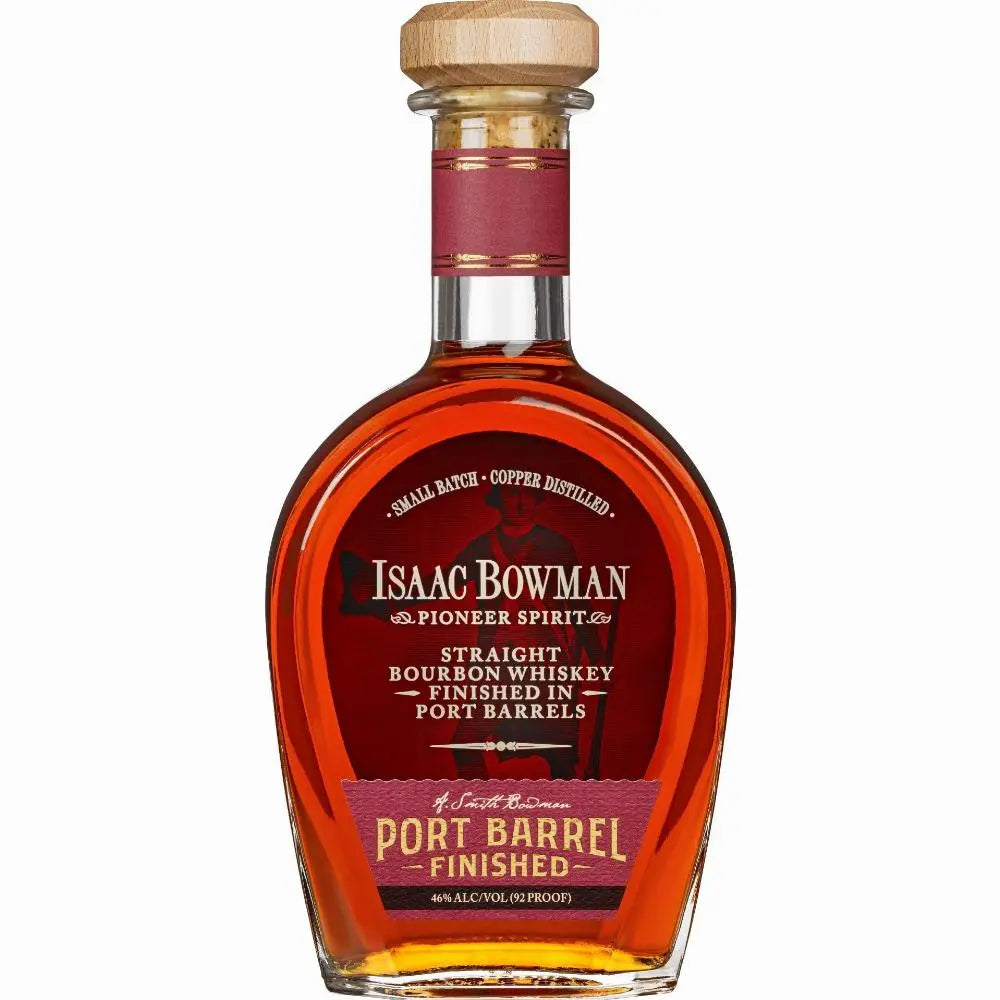 Isaac Bowman Pioneer Spirit Bourbon Whiskey Port Barrel Finish 750ml