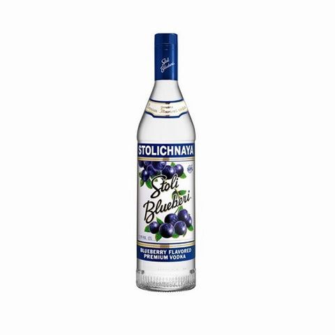 Stolichnaya Vodka Blueberi  Latvia 1.0 LITER