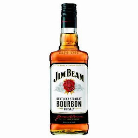 Jim Beam Bourbon White Label  375ml HALF BOTTLE