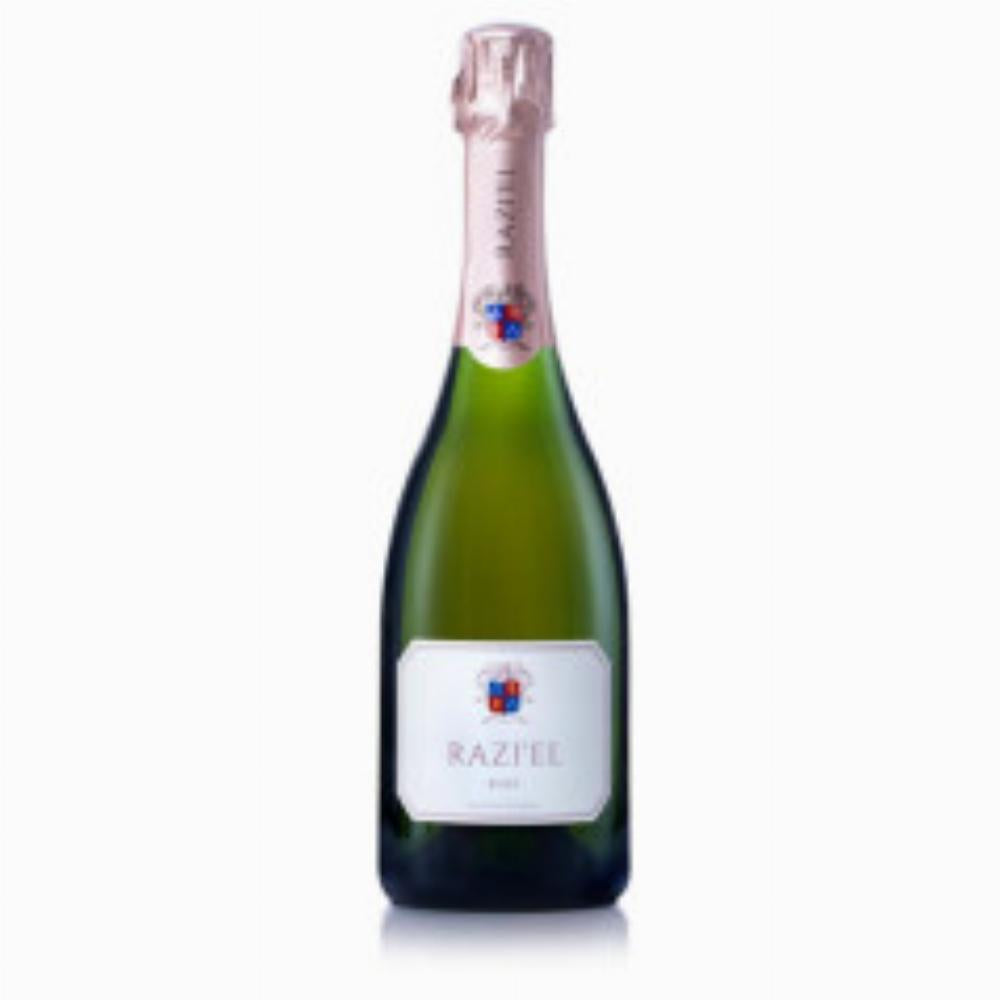 Razi'el Rose Sparkling Brut Nature Zero Dosage Domaine Du Castel Kosher 750ml