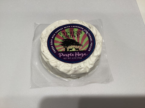 Cypress Grove - 'Purple Haze' Fresh Goat Cheese with Lavender and Fennel Pollen (California, 4oz)