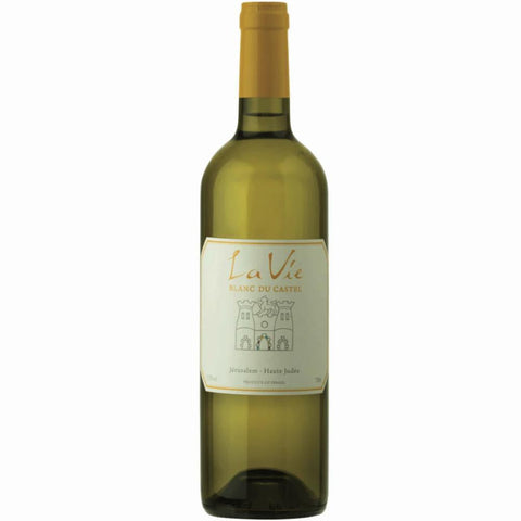 La Vie Blanc du Castel Estate Bottled Blend Sauvignon Blanc Chardonnay 2023 Kosher 750ml