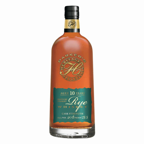 Parker's Heritage Collection aged 10yrs Kentucky Straight Rye Whiskey Cask Strength 128.8 Proof 750ml