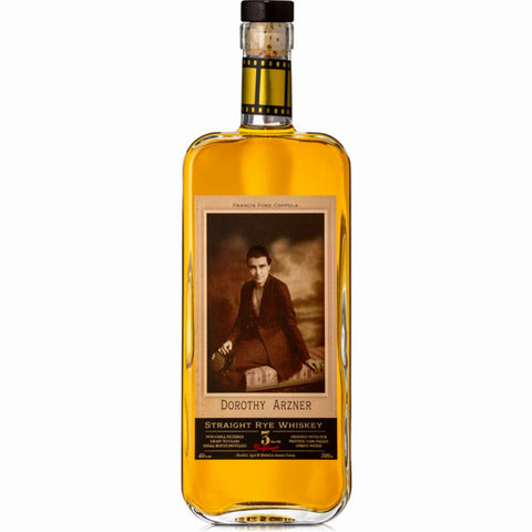Dorothy Arzner Striaght Rye Whiskey 90 Proof