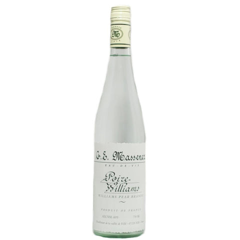 Massenez Eau de Vie Poire Williams Brandy 750ml