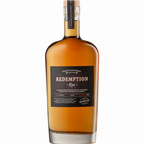 Redemption RYE Whiskey 92 Proof  750ml