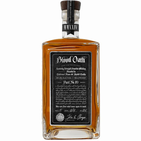 Blood Oath Pact No  10 Bourbon Whiskey 750ml