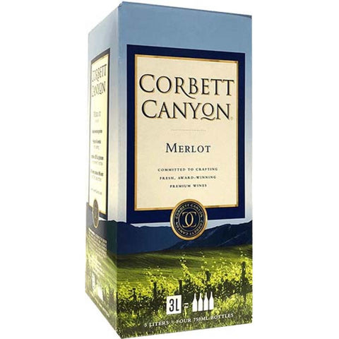 Corbett Canyon Merlot BOXED 3.0 Liter