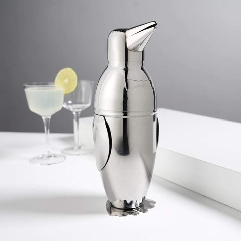 Viski Cocktail Shaker Stainless Steel The Penguin