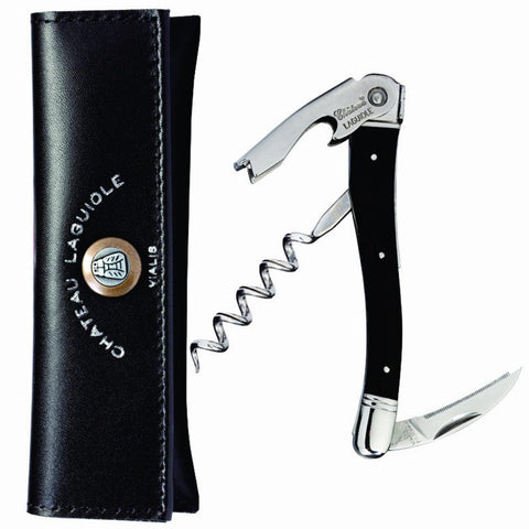 Chateau Laguiole Black Horn Corkscrew