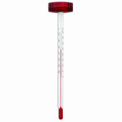 Wine Thermometer with wood handle