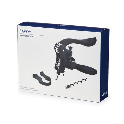 Lever Corkscrew Savoy with foil cutter