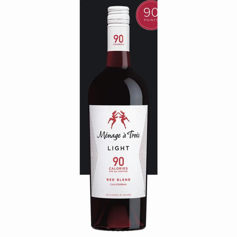 Menage a Trois Light Low Alcohol Red Blend 2022 750ml