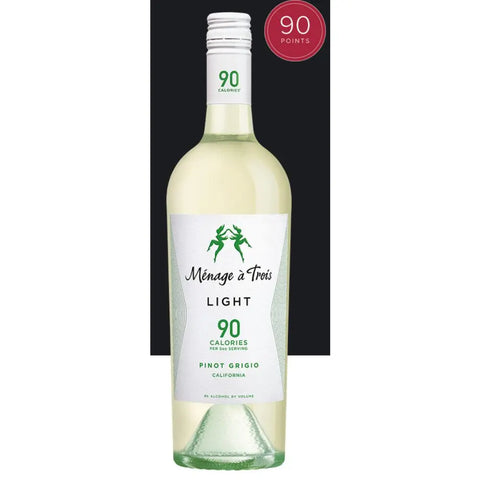 Menage a Trois Light Low Alcohol Pinot Grigio 2023 750ml