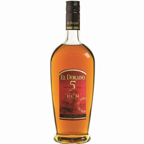 El Dorado Dark Rum Cask Aged 5 years Old 750ml