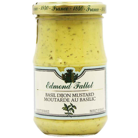 Edmond Fallot - Moutarde au Basilic/Basil Dijon Mustard