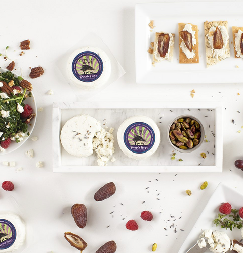 Cypress Grove - 'Purple Haze' Fresh Goat Cheese with Lavender and Fennel Pollen (California, 4oz)