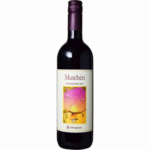 Selvagrossa Muschen Rosso Blend Sangiovese, Merlot, Cabernet Franc.  Marche 2022 750ml