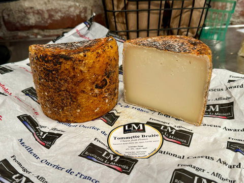 Rodolphe le Meunier - ‘Tommette Brǔlée’ Basque Sheep Cheese (France, priced per ounce)