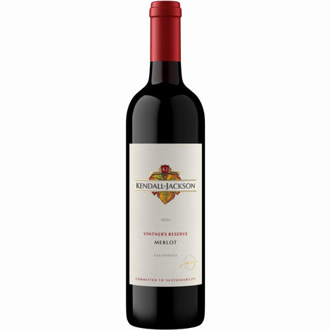 Kendall Jackson Vintner's Reserve Merlot Sustainable 2022 750ml