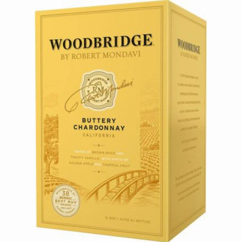 Woodbridge By Robert Mondavi Chardonnay Buttery BOXED 3.0 Liter