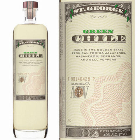 St. George - Green Chile Vodka California 750ml