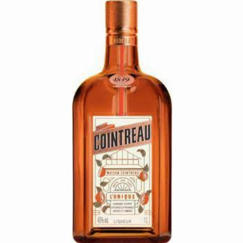 Cointreau Orange Liqueur L'Unique  80 Proof 1.0 LITER